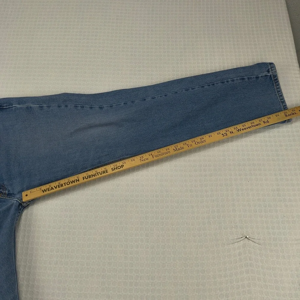 Levis 505 Mens Straight Fit‎ Blue Denim Jeans 36x32 Medium Wash Zip Fly Classic